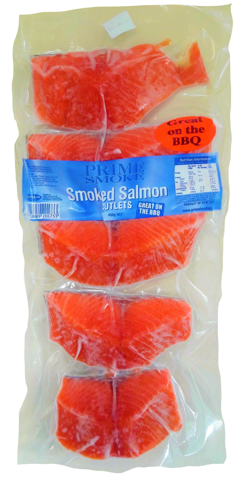 COLD SMOKED SALMON CUTLETS 5 x 90g