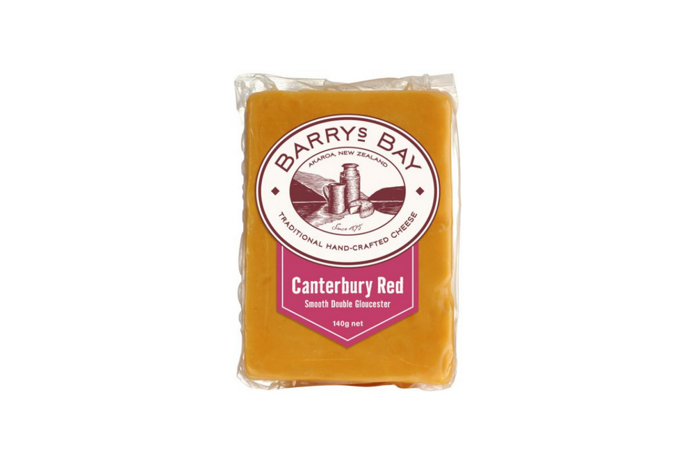 BARRY'S BAY CANTERBURY RED CHEDDER CHEESE 140G